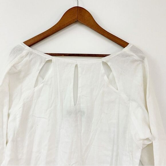 Gretchen Scott Designs White Cutout Top - Picture 7 of 10